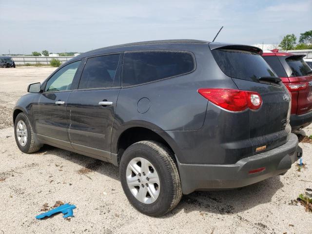 1GNKRFEDXCJ404457 - 2012 CHEVROLET TRAVERSE LS CHARCOAL photo 2