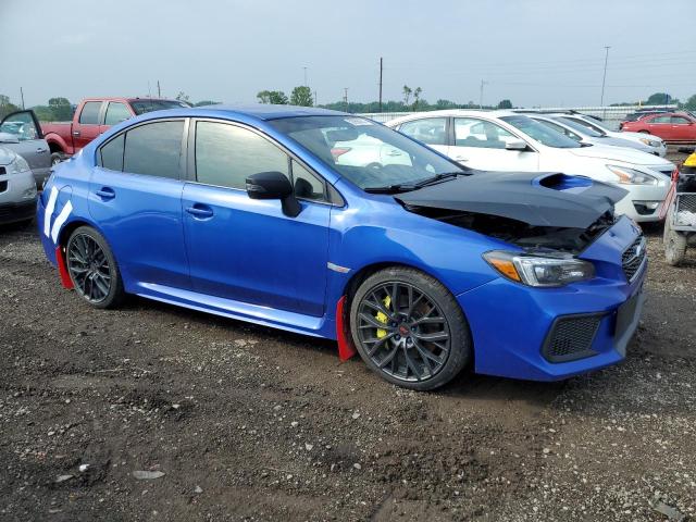 JF1VA2R62K9827993 - 2019 SUBARU WRX STI BLUE photo 4