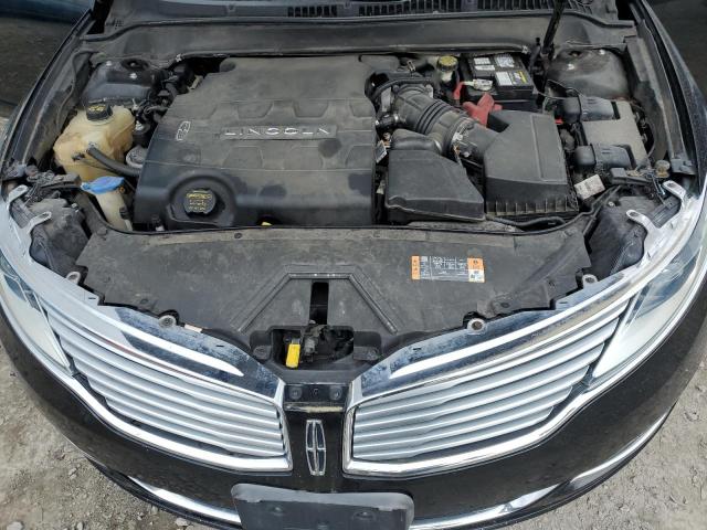 3LN6L2GK4ER806771 - 2014 LINCOLN MKZ BLACK photo 11