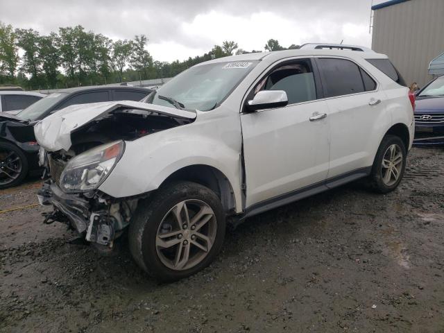 2GNFLGE31G6298340 - 2016 CHEVROLET EQUINOX LTZ WHITE photo 1