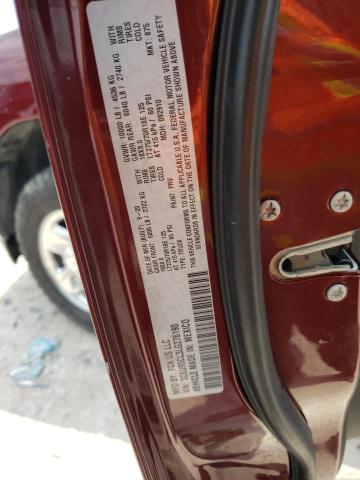 3C6UR5CL3LG276190 - 2020 RAM 2500 TRADESMAN ბურგუნდია ფოტო 12