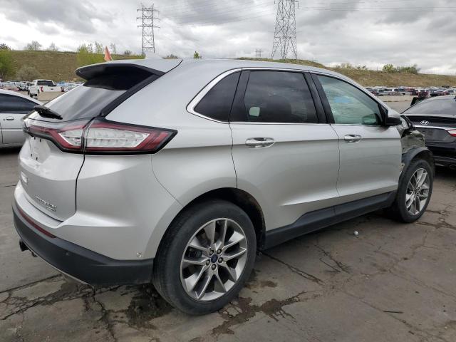 2FMPK4K95FBC07854 - 2015 FORD EDGE TITANIUM SILVER photo 3