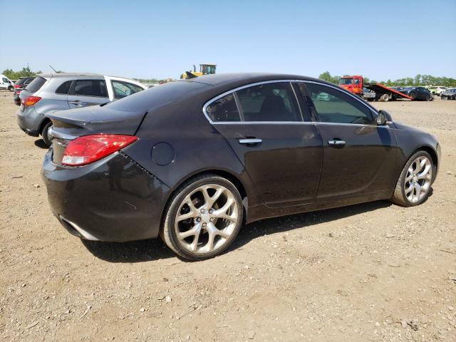 2G4GV5GV6C9163708 - 2012 BUICK REGAL GS BLACK photo 3