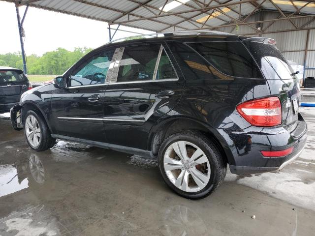 4JGBB8GB5AA612811 - 2010 MERCEDES-BENZ ML 350 4MATIC BLACK photo 2