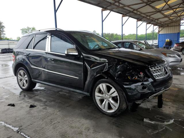 4JGBB8GB5AA612811 - 2010 MERCEDES-BENZ ML 350 4MATIC BLACK photo 4