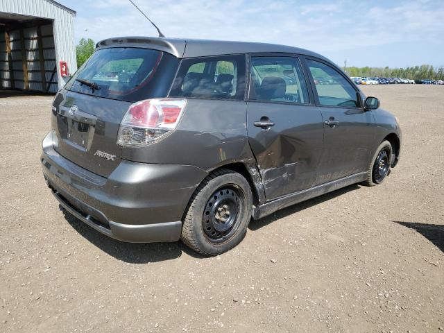 2T1KR32E47C652581 - 2007 TOYOTA COROLLA MA XR GRAY photo 3