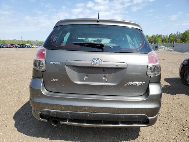 2T1KR32E47C652581 - 2007 TOYOTA COROLLA MA XR GRAY photo 6