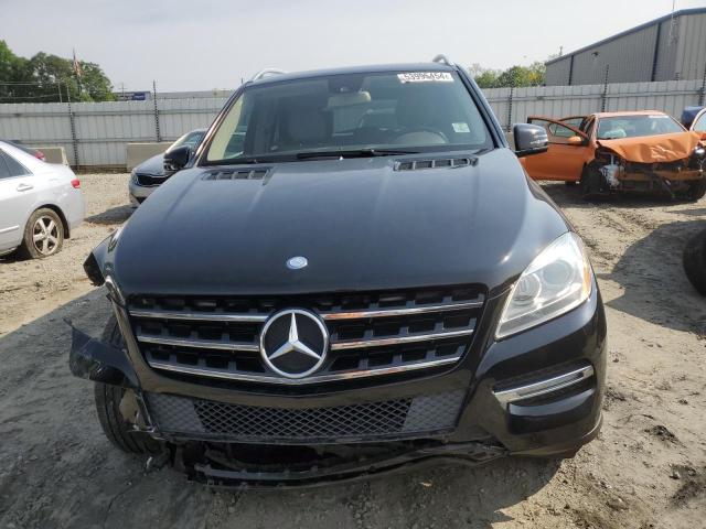 4JGDA5HB4CA096145 - 2012 MERCEDES-BENZ ML 350 4MATIC BLACK photo 5