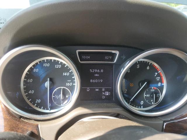 4JGDA5HB4CA096145 - 2012 MERCEDES-BENZ ML 350 4MATIC BLACK photo 9