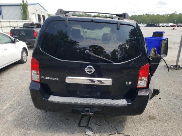 5N1AR18U85C715097 - 2005 NISSAN PATHFINDER LE BLACK photo 6