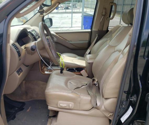 5N1AR18U85C715097 - 2005 NISSAN PATHFINDER LE BLACK photo 7