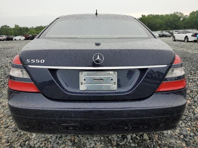 WDDNG71X97A075831 - 2007 MERCEDES-BENZ S 550 BLUE photo 6