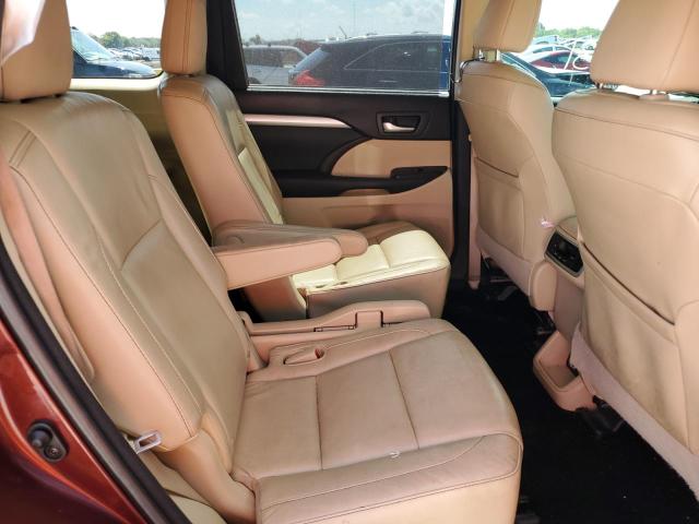 5TDKKRFHXFS081700 - 2015 TOYOTA HIGHLANDER XLE Bordo foto 11