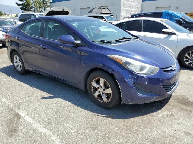 5NPDH4AE1EH533268 - 2014 HYUNDAI ELANTRA SE BLUE photo 4