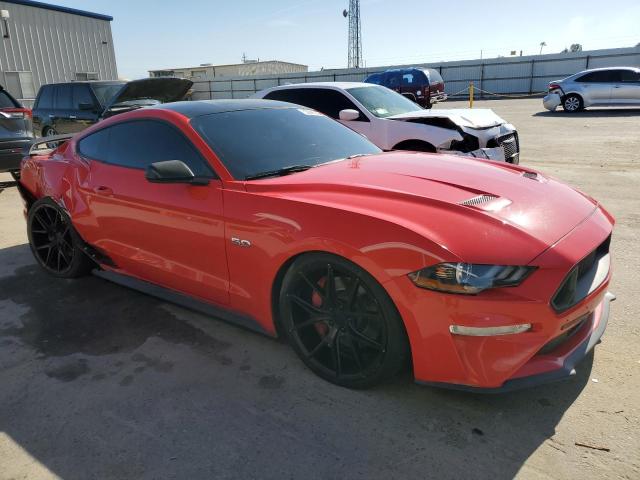 1FA6P8CF0J5184936 - 2018 FORD MUSTANG GT RED photo 4