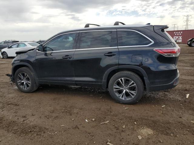 5TDJKRFH0GS277075 - 2016 TOYOTA HIGHLANDER XLE BLACK photo 2