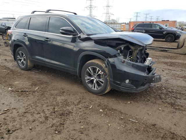 5TDJKRFH0GS277075 - 2016 TOYOTA HIGHLANDER XLE BLACK photo 4