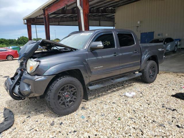 5TFJU4GN0EX051482 - 2014 TOYOTA TACOMA DOUBLE CAB PRERUNNER CHARCOAL photo 1
