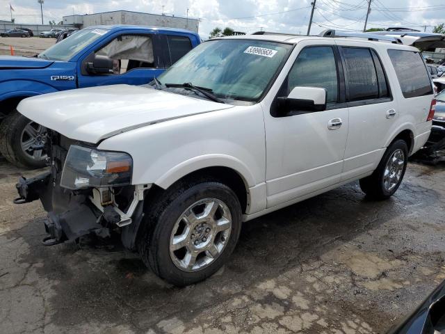 1FMJU2A54EEF41721 - 2014 FORD EXPEDITION LIMITED WHITE photo 1