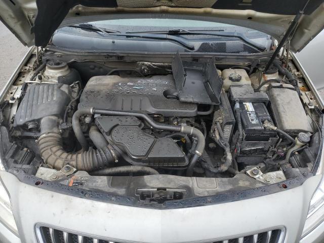2G4GR5EK3C9125799 - 2012 BUICK REGAL SILVER photo 11