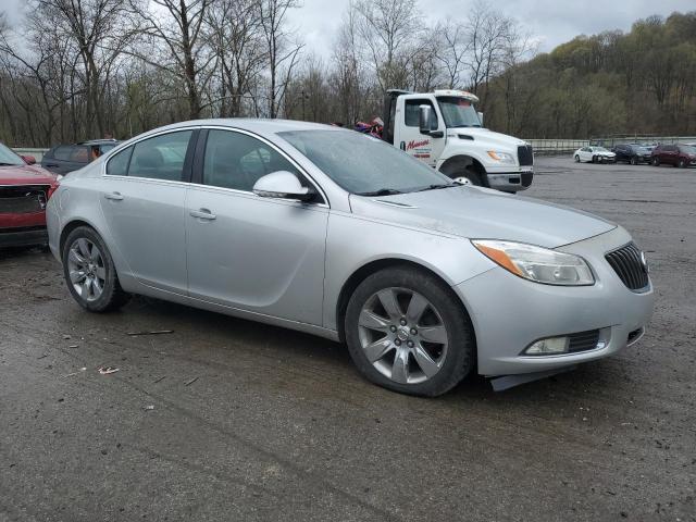2G4GR5EK3C9125799 - 2012 BUICK REGAL SILVER photo 4