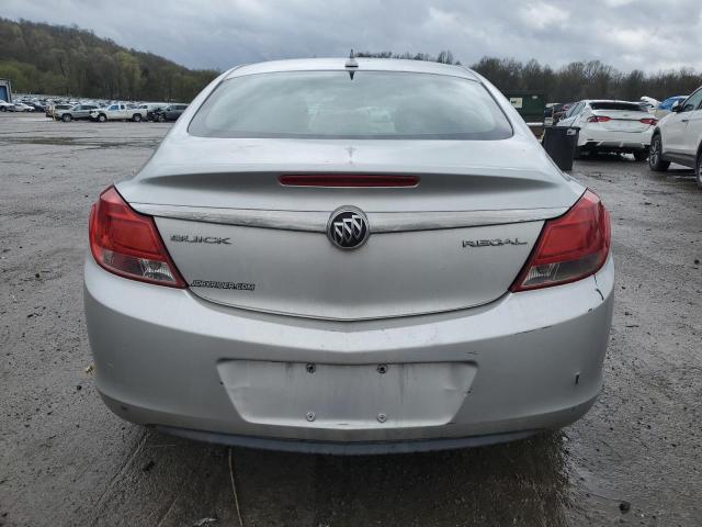 2G4GR5EK3C9125799 - 2012 BUICK REGAL SILVER photo 6