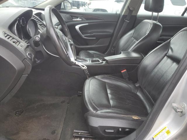2G4GR5EK3C9125799 - 2012 BUICK REGAL SILVER photo 7