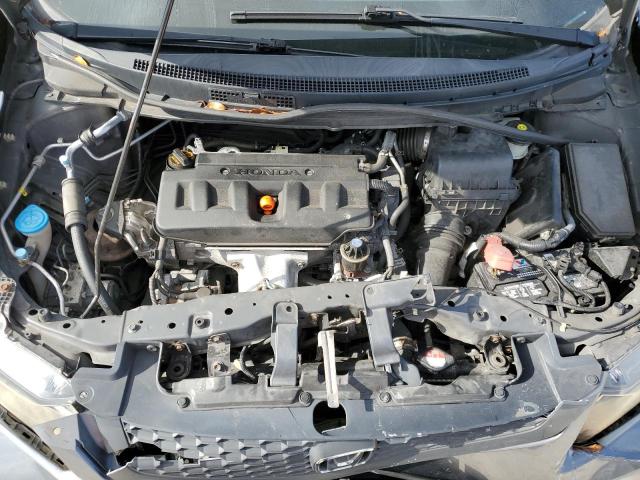 2HGFG3B12CH524801 - 2012 HONDA CIVIC EXL ნაცრისფერი ფოტო 11