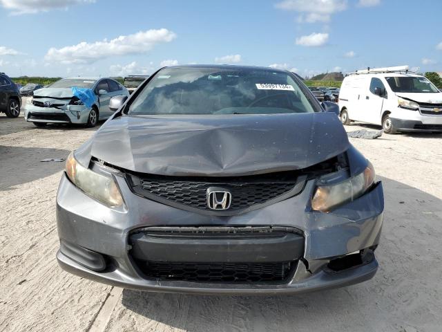 2HGFG3B12CH524801 - 2012 HONDA CIVIC EXL ნაცრისფერი ფოტო 5