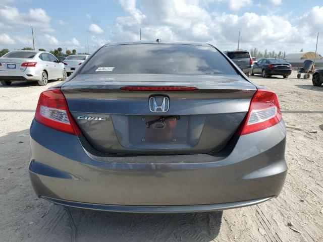 2HGFG3B12CH524801 - 2012 HONDA CIVIC EXL GRAY photo 6