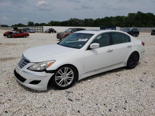 KMHGC4DF6CU174840 - 2012 HYUNDAI GENESIS 4.6L WHITE photo 1