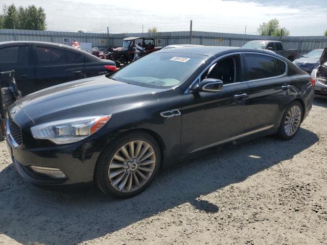 KNALW4D49F6019651 - 2015 KIA K900 BLACK photo 1