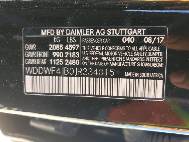 WDDWF4JB0JR334015 - 2018 MERCEDES-BENZ C 300 BLACK photo 13