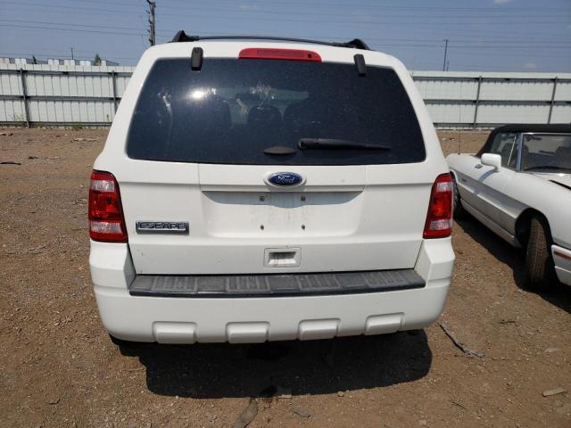 1FMCU0C73BKC53441 - 2011 FORD ESCAPE XLS WHITE photo 6