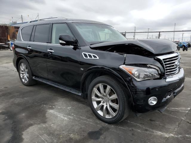 JN8AZ2ND4E9751255 - 2014 INFINITI QX80 BLACK photo 4