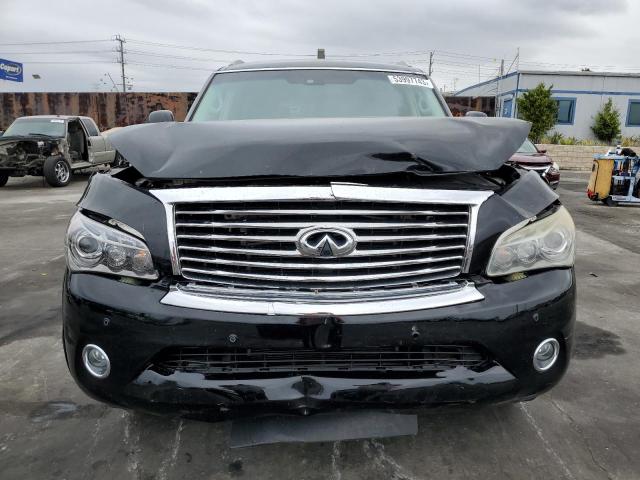 JN8AZ2ND4E9751255 - 2014 INFINITI QX80 BLACK photo 5