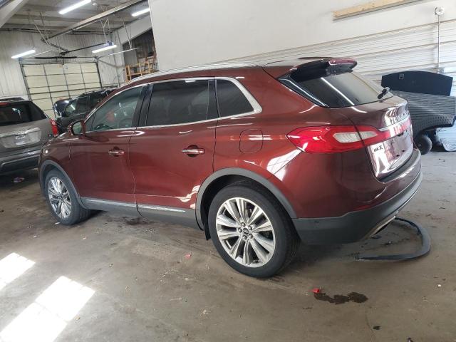 2LMTJ8LP3GBL42097 - 2016 LINCOLN MKX RESERVE Bordo foto 2