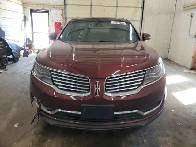 2LMTJ8LP3GBL42097 - 2016 LINCOLN MKX RESERVE Bordo foto 5