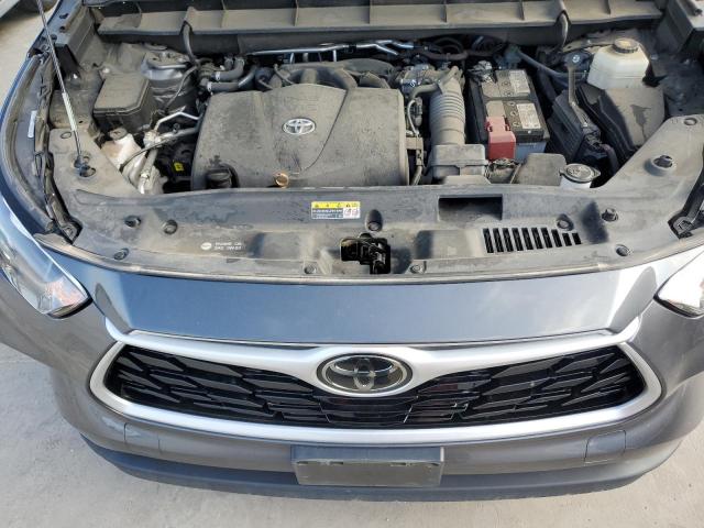 5TDGZRAH2LS006378 - 2020 TOYOTA HIGHLANDER XLE GRAY photo 12