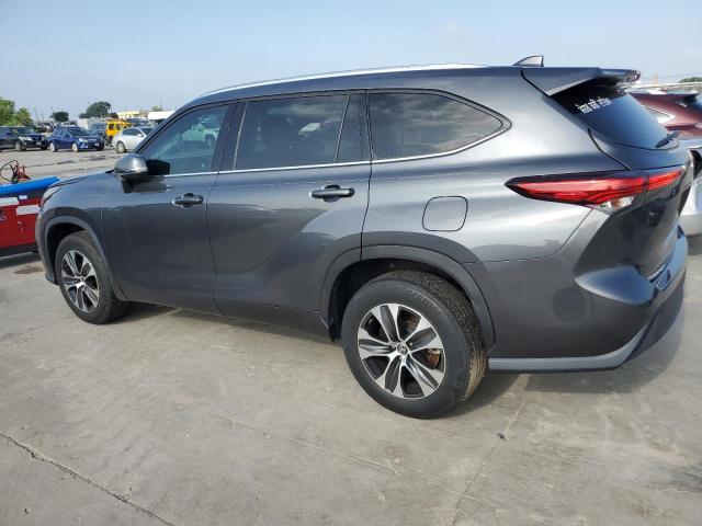 5TDGZRAH2LS006378 - 2020 TOYOTA HIGHLANDER XLE GRAY photo 2