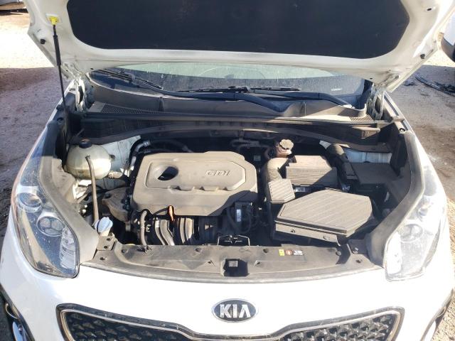 KNDPN3AC9K7514398 - 2019 KIA SPORTAGE EX WHITE photo 12