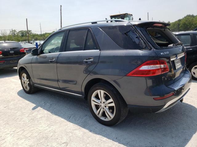 4JGDA5HB9FA502635 - 2015 MERCEDES-BENZ ML 350 4MATIC GRAY photo 2