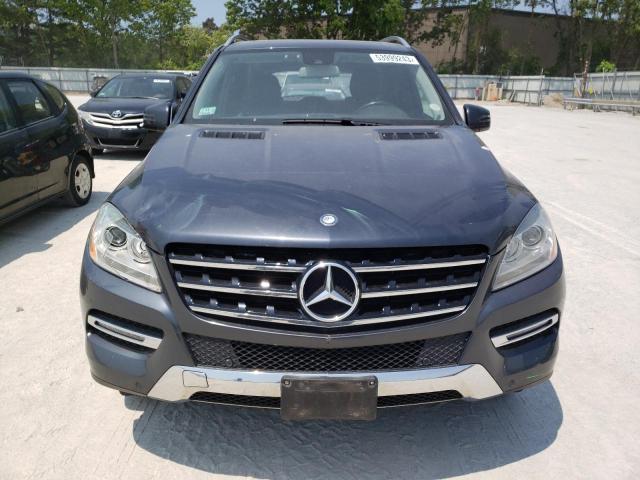 4JGDA5HB9FA502635 - 2015 MERCEDES-BENZ ML 350 4MATIC GRAY photo 5