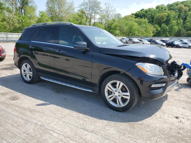 4JGDA5HB4FA536692 - 2015 MERCEDES-BENZ ML 350 4MATIC BLACK photo 4