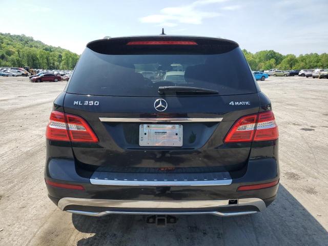 4JGDA5HB4FA536692 - 2015 MERCEDES-BENZ ML 350 4MATIC BLACK photo 6
