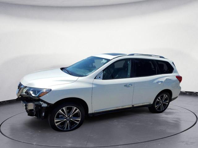 5N1DR2DM5LC615657 - 2020 NISSAN PATHFINDER PLATINUM WHITE photo 1