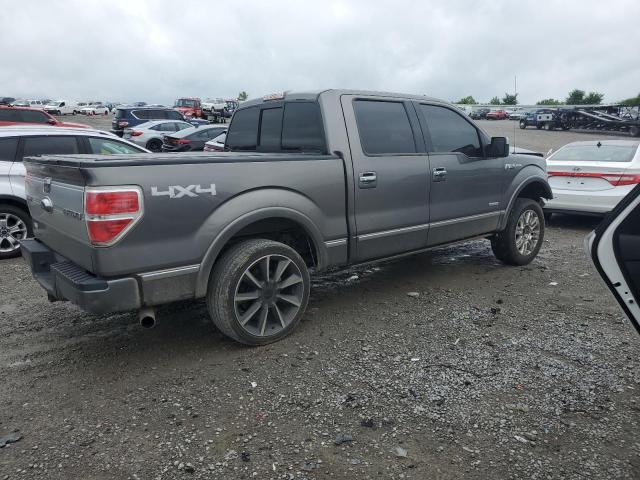 1FTFW1ET3CFA99576 - 2012 FORD F150 SUPERCREW GRAY photo 3