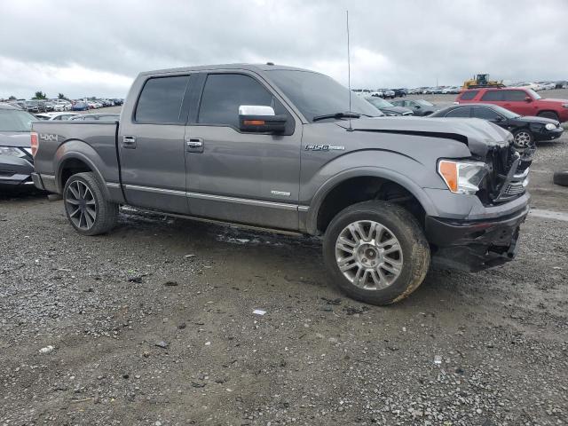 1FTFW1ET3CFA99576 - 2012 FORD F150 SUPERCREW GRAY photo 4