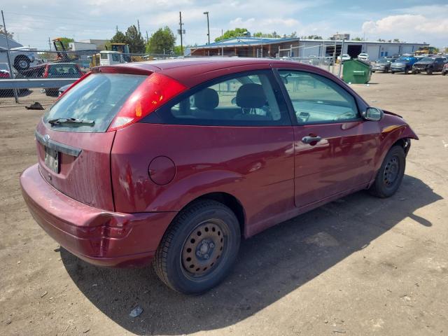 1FAFP31N67W234156 - 2007 FORD FOCUS ZX3 MAROON photo 3