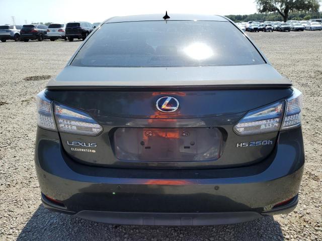 JTHBB1BA9A2033713 - 2010 LEXUS HS 250H GRAY photo 6